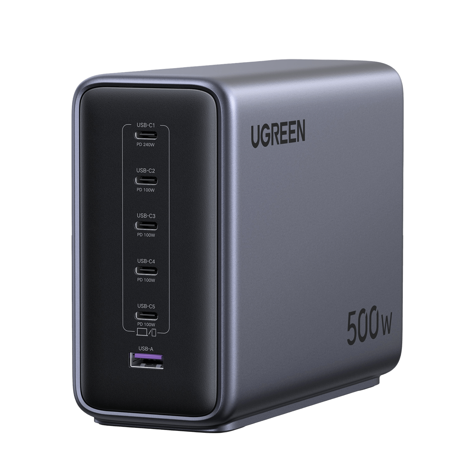 UGREEN Nexode 500W Chargeur rapide de bureau GaN 6 ports